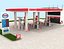 Esso Gas Station High Detail