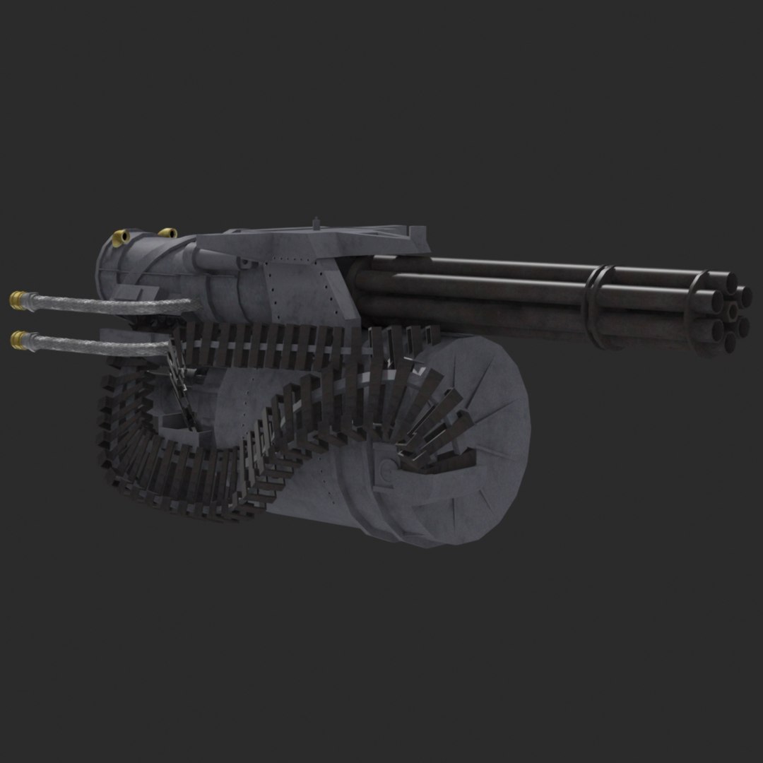 3D M61A2 Vulcan Gun Model - TurboSquid 2223746