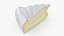 Brie Cheese Slice 3D model