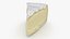 Brie Cheese Slice 3D model