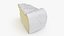 Brie Cheese Slice 3D model