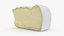 Brie Cheese Slice 3D model