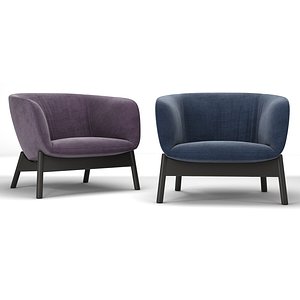 wendelbo vista armchair 3D model