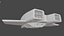Avion de chasse spatial de science-fiction avec cockpit intérieur