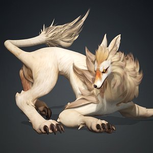Divine Wolf-A1 3D model