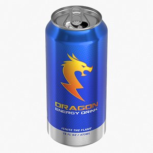 Open Energy Drink Can 473ml