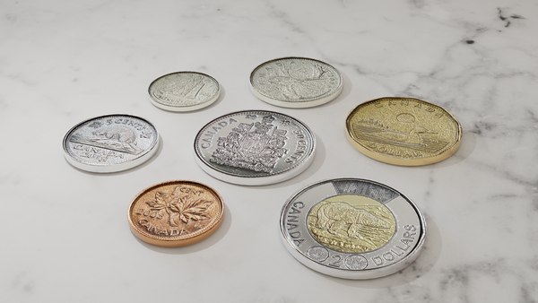 Canadian CAD Coins3D模型 - TurboSquid 2003558