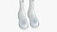 Bottes En Cuir Réalistes Pour Femmes Blanc
