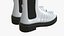 Bottes En Cuir Réalistes Pour Femmes Blanc