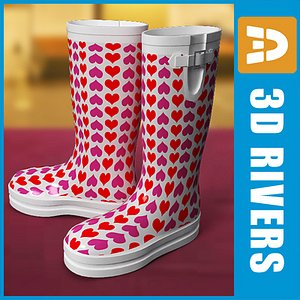 Wellington boots 02 by 3DRivers