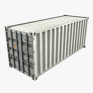 24ft Shipping Container - White