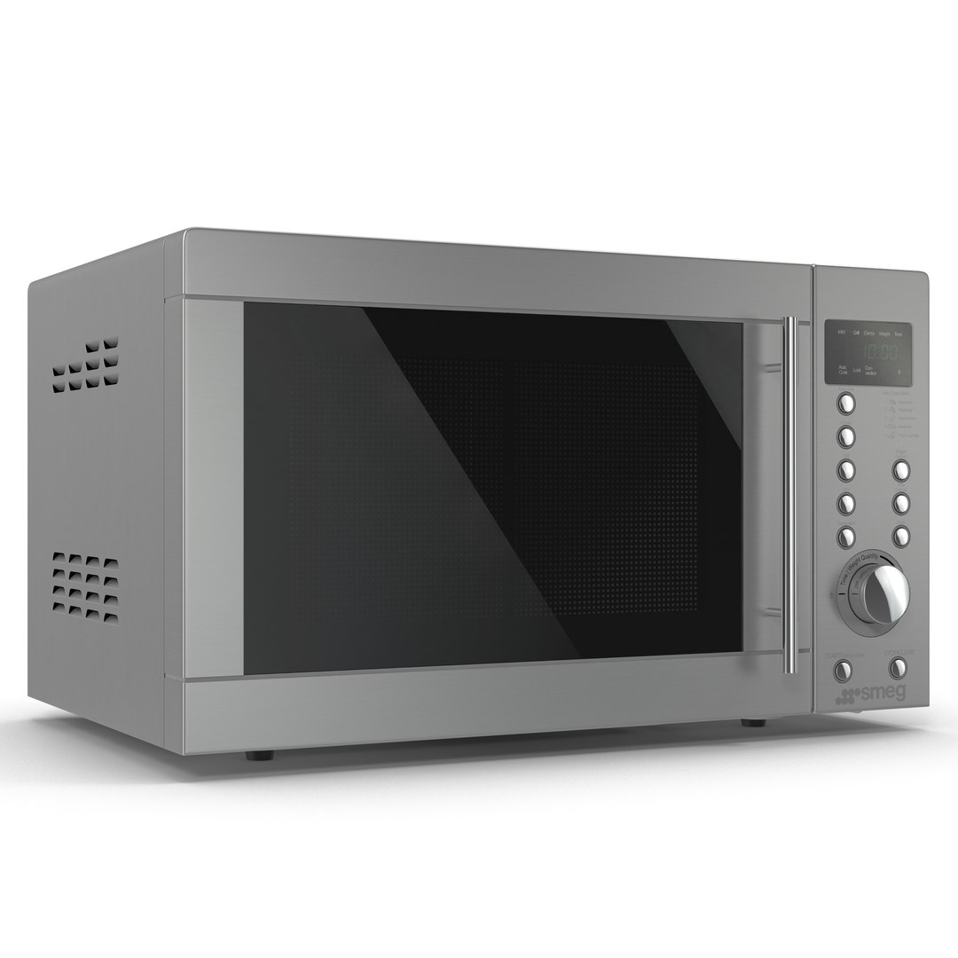 Microwave Oven 4 Smeg 3D model preview