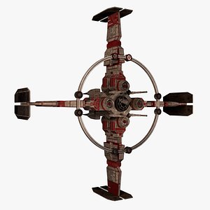 STARSHIP FIGTHER R4PT0R-1 3D model