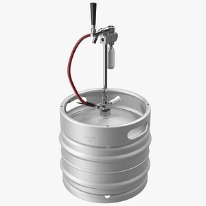 beer keg 30l portable 3D model