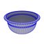 Stainless bowl kitchen Low-poly 3D model