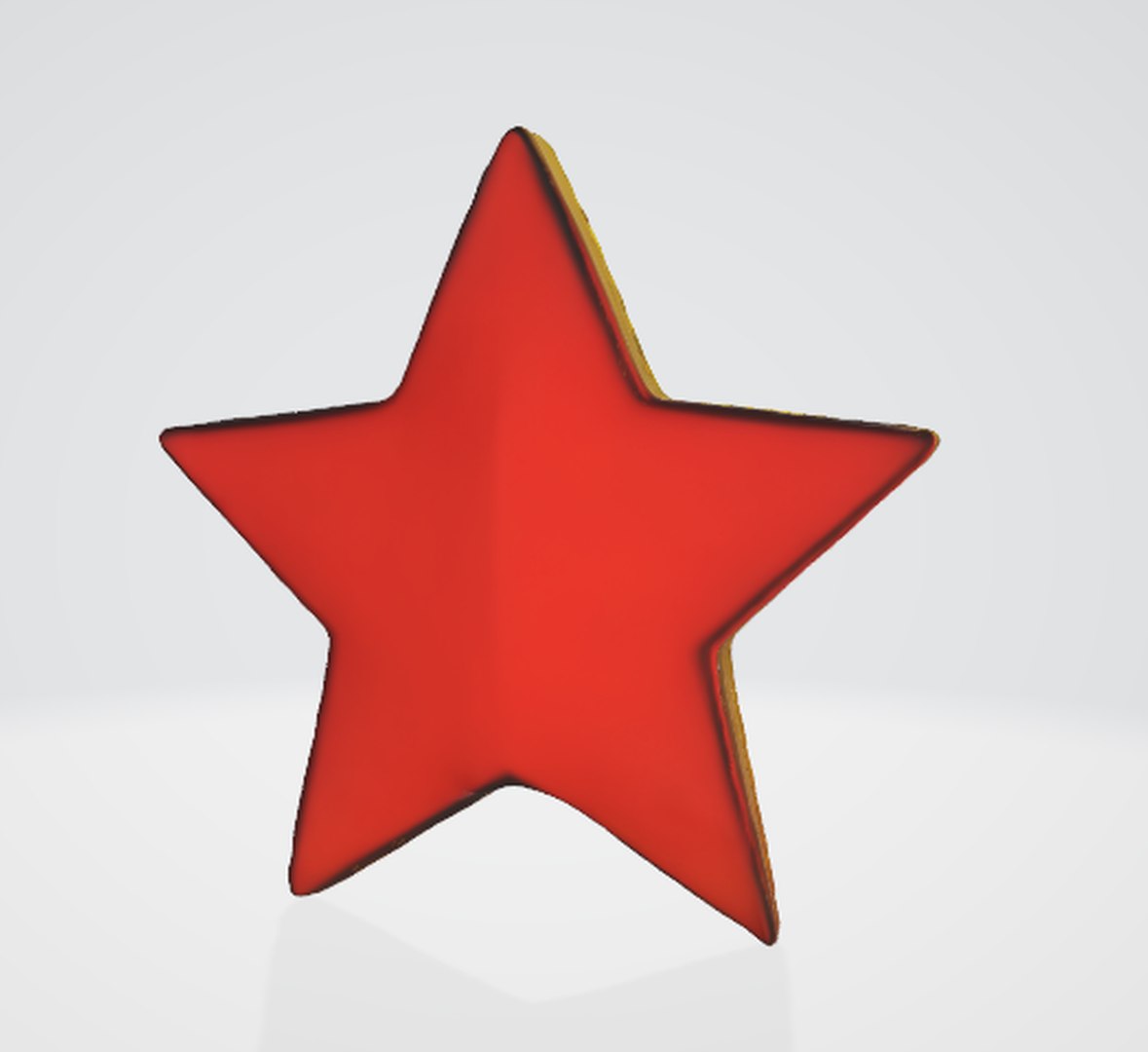 3D Classic Yellow Star 3D Asset Model - TurboSquid 2284922