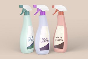 3D Spray Bottle model