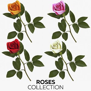 3D roses photorealistic