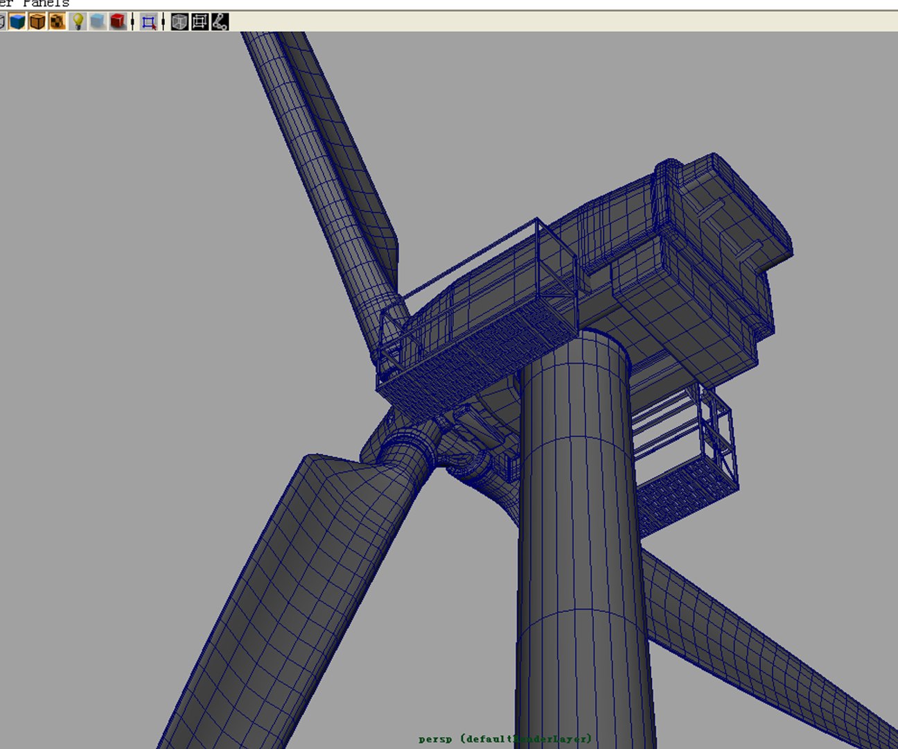 3d Windmills Model