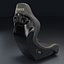 Vertex Bride Zieg IV Seat - Black Super Aramid Carbon Shell 3D Model