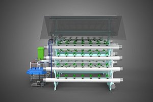 AUTO CONTROL MONITORING NUTRIENT DELIVERY HYDROPONIC PLANT FARM