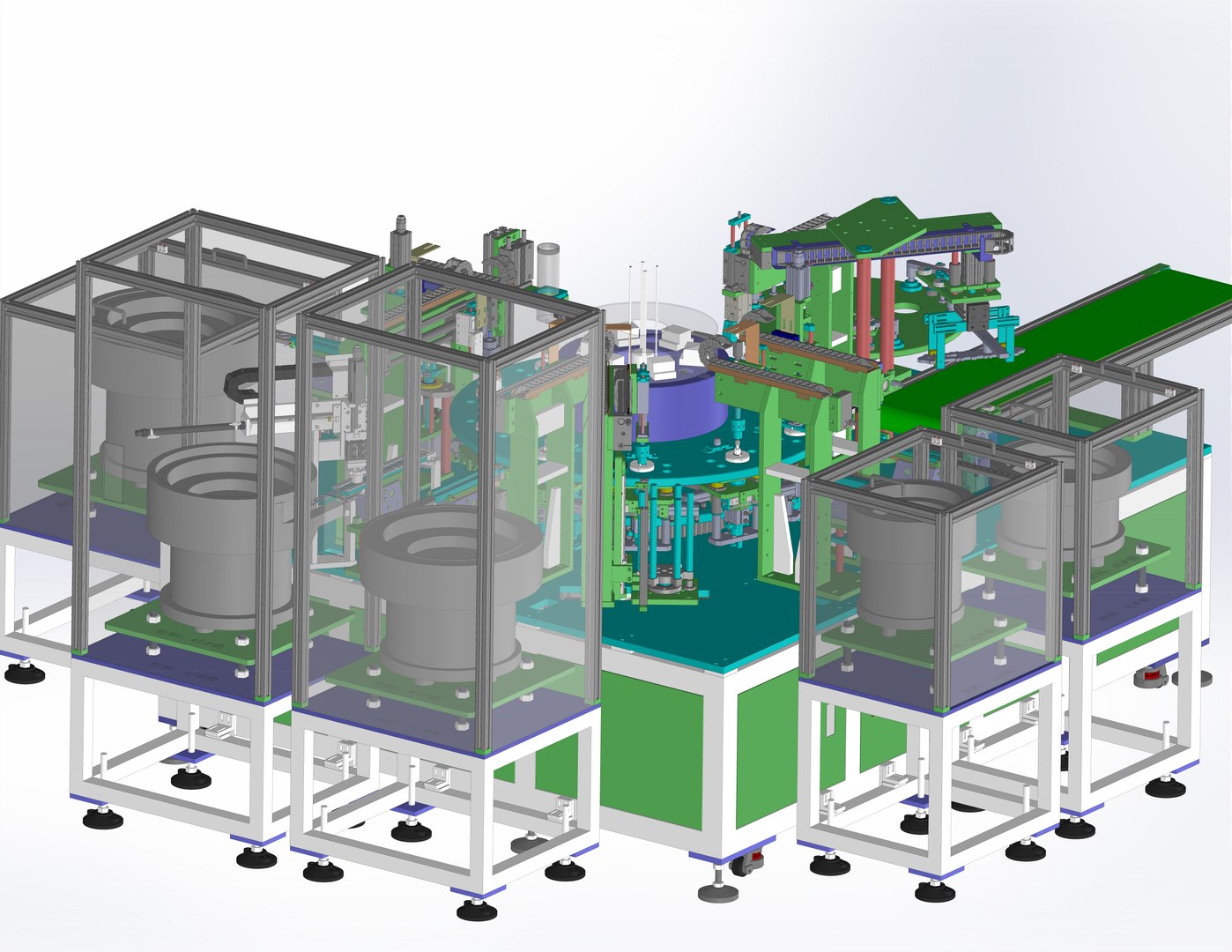 A Door Handle Automatic Assembly Machine Model - TurboSquid 1865995