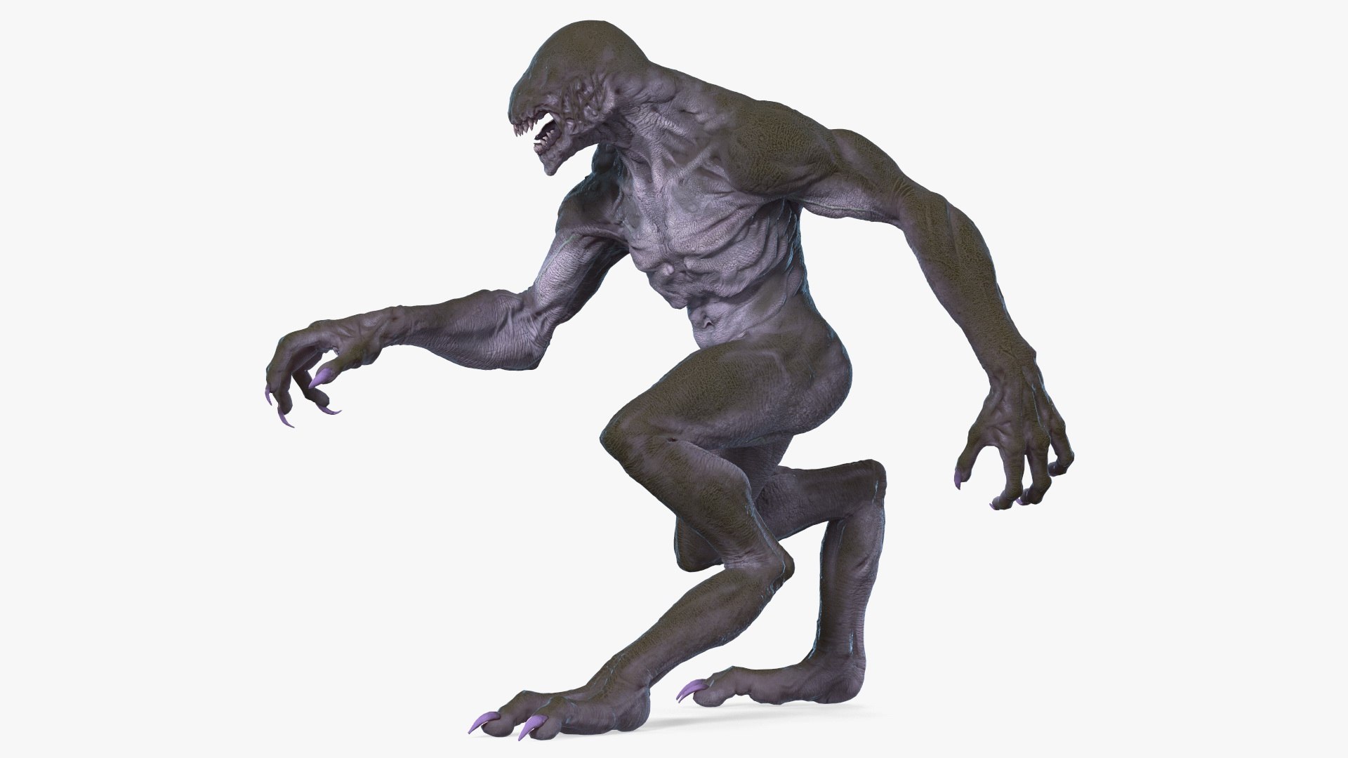 Monster Beast Walking Pose 3D model preview