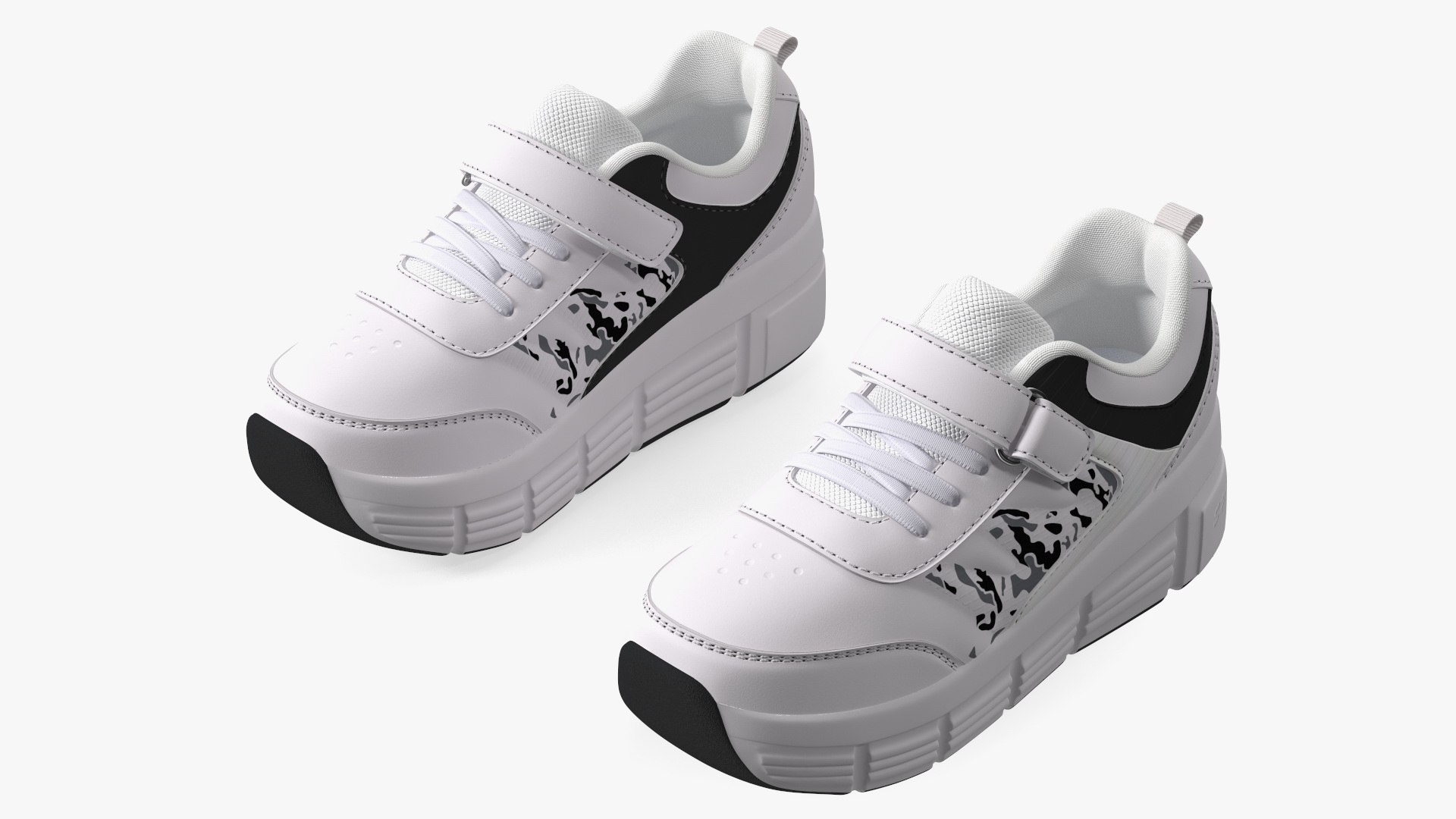 Shoes White 3D model preview