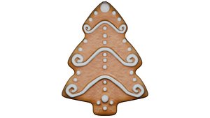 Gingerbread Christmas Tree 3D model