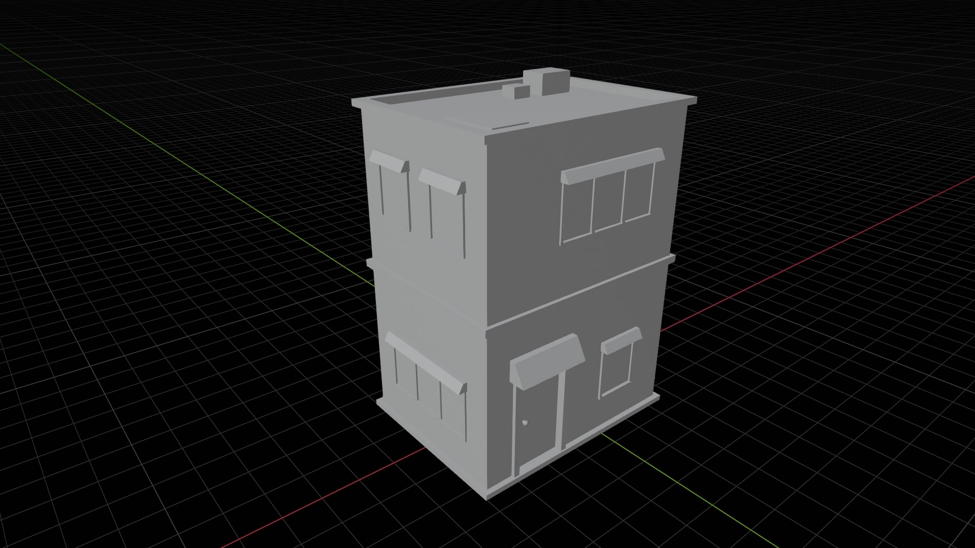 3D Low Poly Building - TurboSquid 2045719