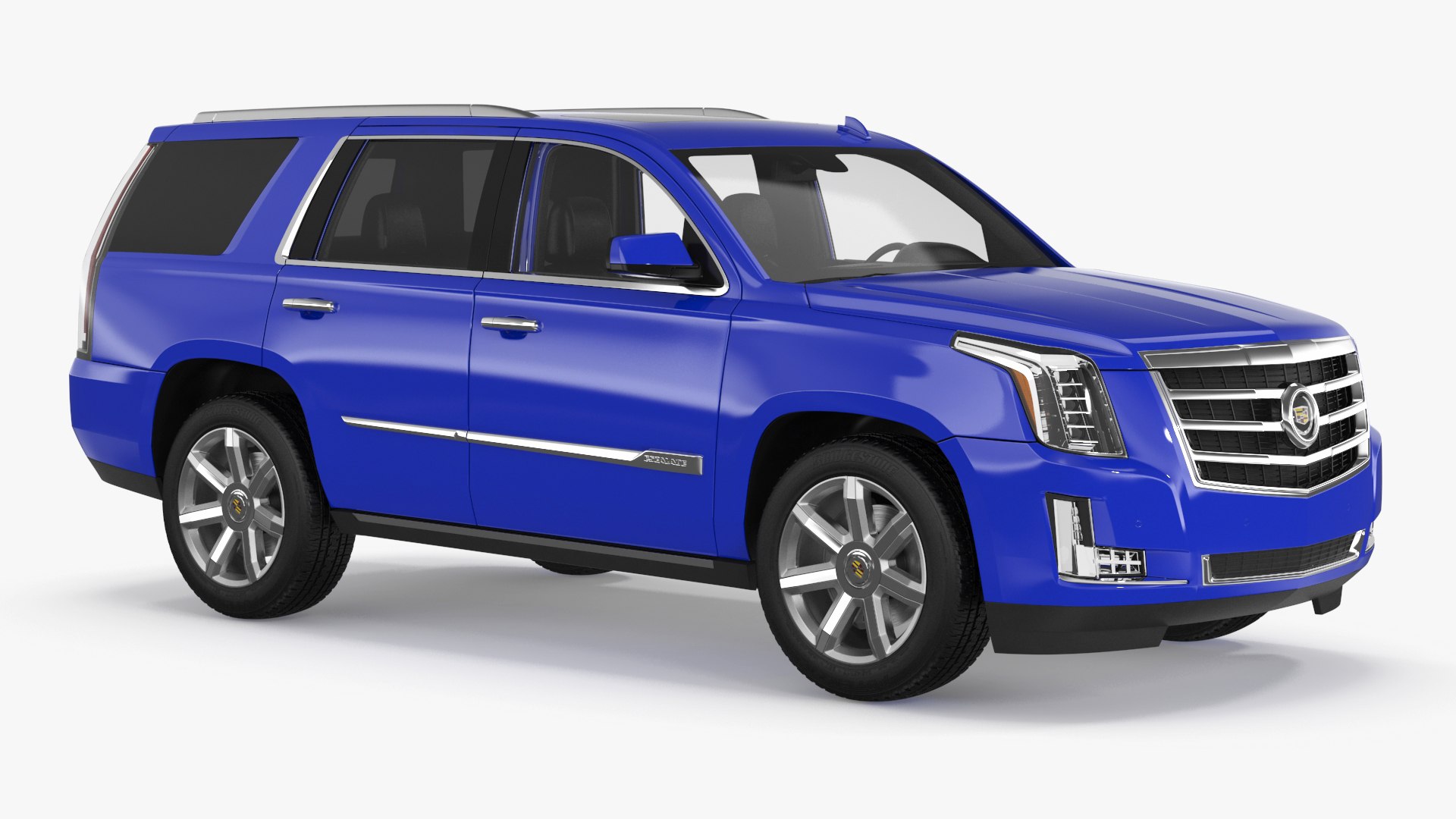 Cadillac Escalade SUV Simple Interior 3D model preview