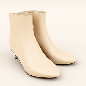 3D model ankle boots