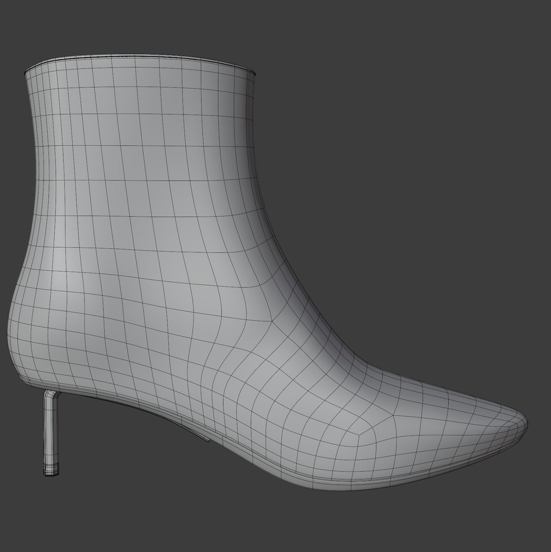 3D Model Ankle Boots - TurboSquid 1622585
