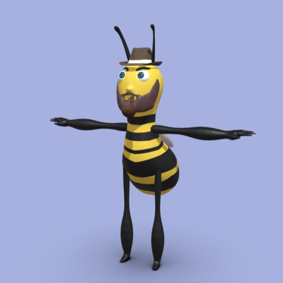 3D model Bee Ganster https://p.turbosquid.com/ts-thumb/zn/stEavp/Tu/6/jpg/1628427952/1920x1080/fit_q87/0df44a24db8329312d00f3b38110884aa35074c8/6.jpg