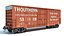 3D bnsf train freight