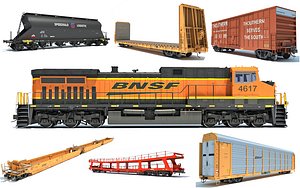BNSF Freight Train