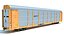 3D bnsf train freight