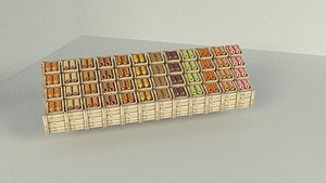 bakery display unit 3ds