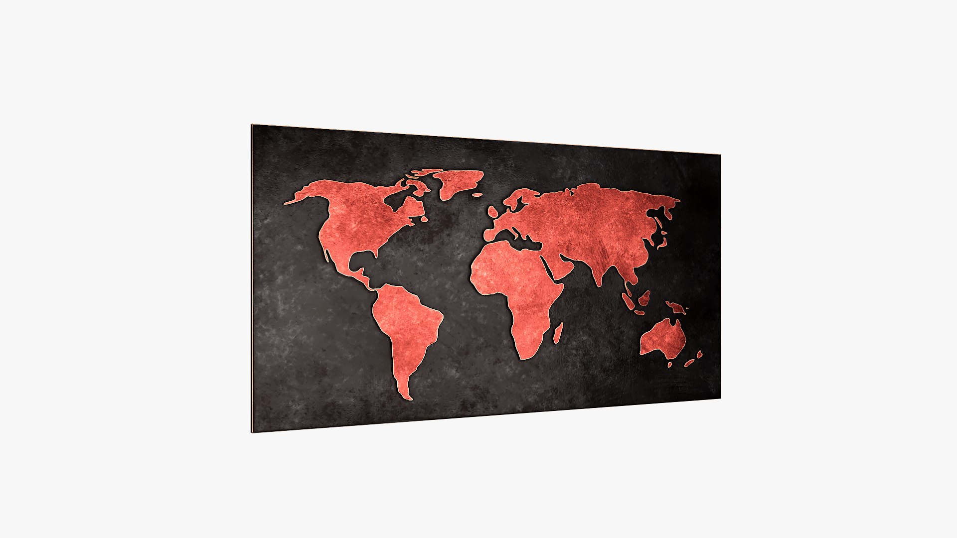 World Worldmap Copper 3D Model - TurboSquid 1688808