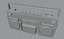 Boombox tape player model