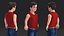 Personaggio Nano Uomo Stile Estivo Attrezzato per Cinema 4D