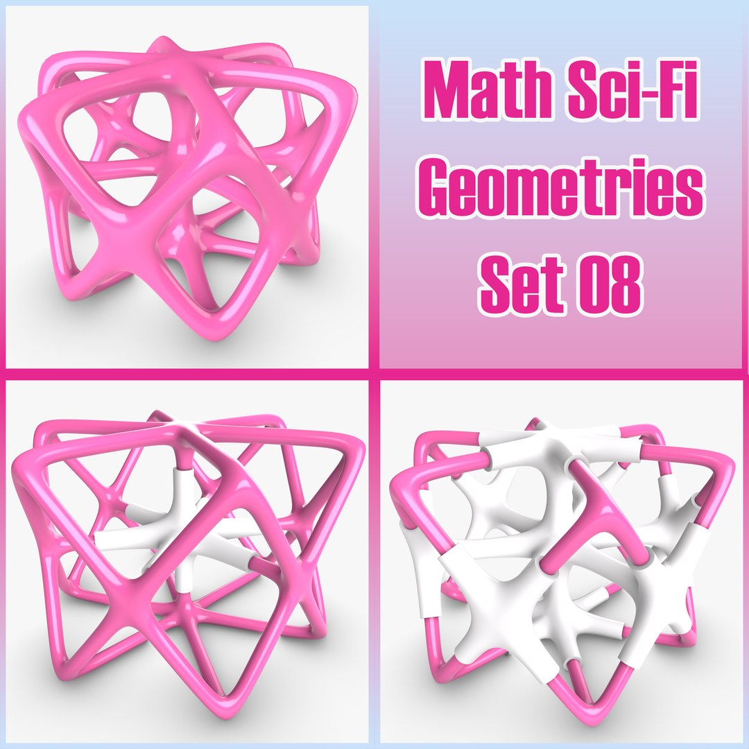 3D Math Sci-Fi Geometries Set 08 - TurboSquid 2358923