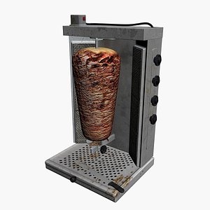 3D model Kebab machine