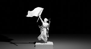 liberty leading people 3D