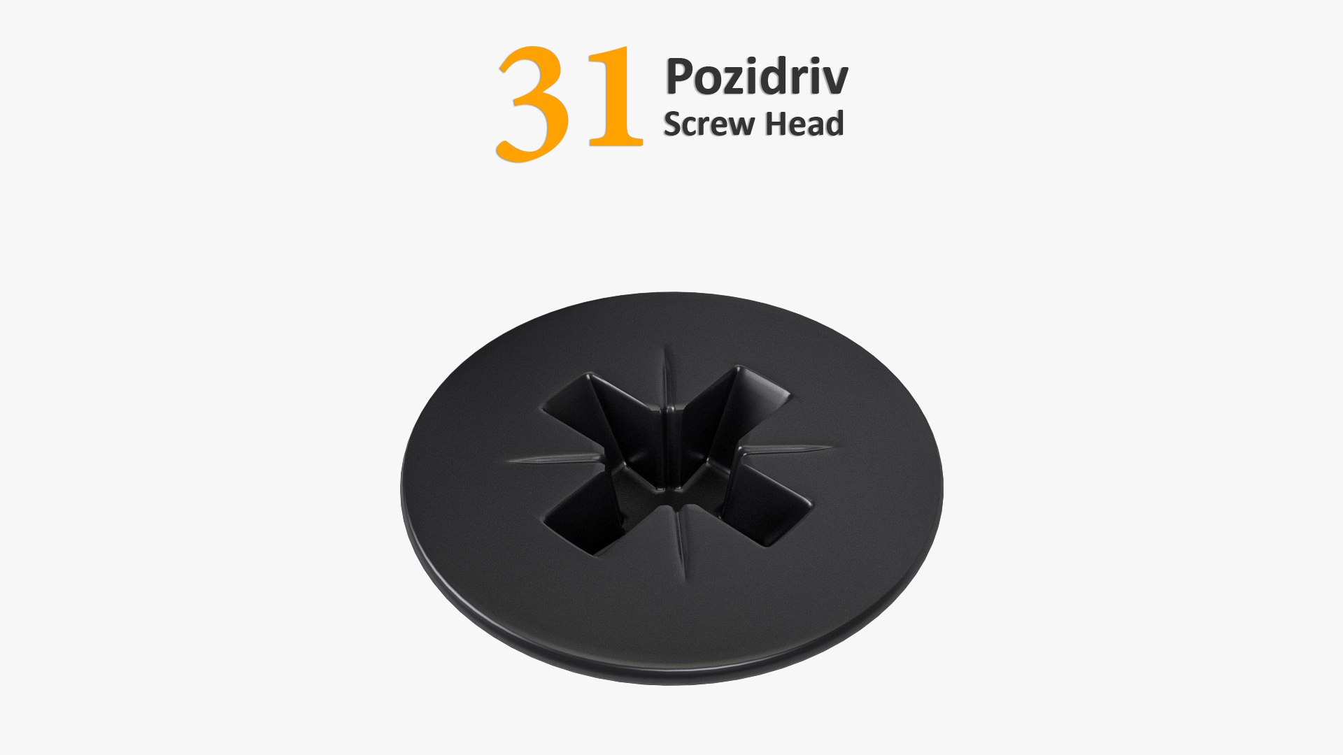 3D Screw Heads Mega Collection https://p.turbosquid.com/ts-thumb/zo/Cj2TVb/Vo/31pozidriv/jpg/1645874611/1920x1080/fit_q87/9fe5fc6671e8ffb32ef0f3d6ac6701d8d1a97858/31pozidriv.jpg