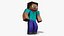 Steve Minecraft - Mixamo Animatable - Use your own Skin