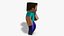 Steve Minecraft - Mixamo Animatable - Use your own Skin