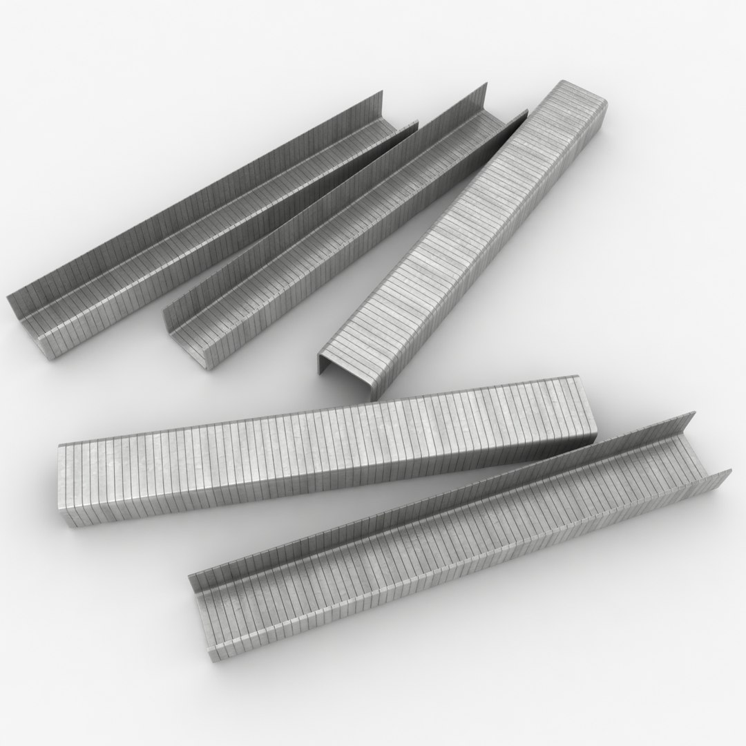 Clips staples needle 3D model - TurboSquid 1463032