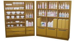 Bottle and Dish Storage Shelf