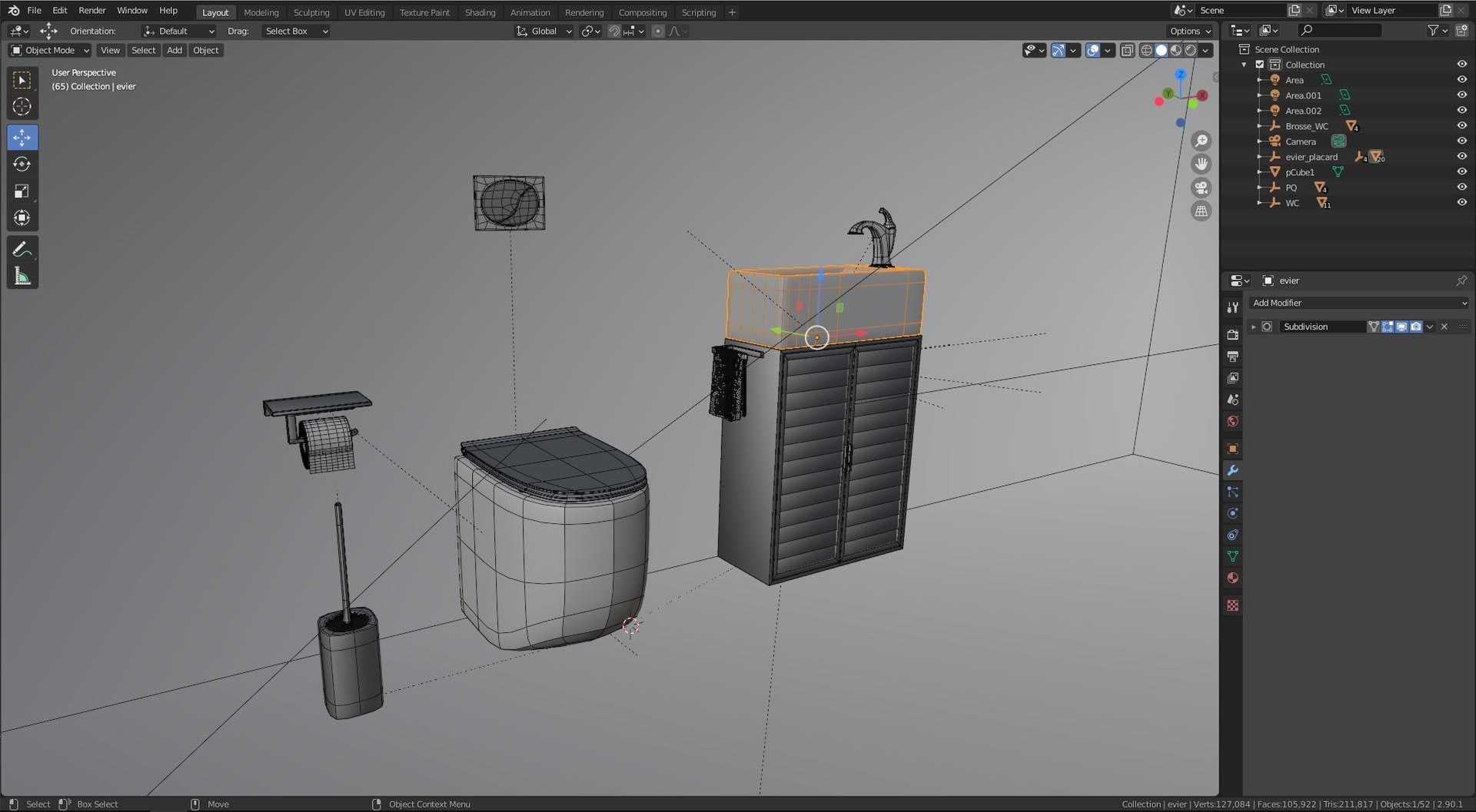 3D water closet https://p.turbosquid.com/ts-thumb/zo/J56Fx9/gX/blender/jpg/1614967465/1920x1080/fit_q87/5a50375cba7a1219fc60cfc1854e318f15e2e103/blender.jpg